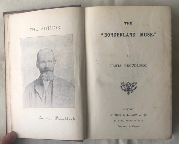 Lewis Proudlock - The Borderland Muse - UK 1st 1896