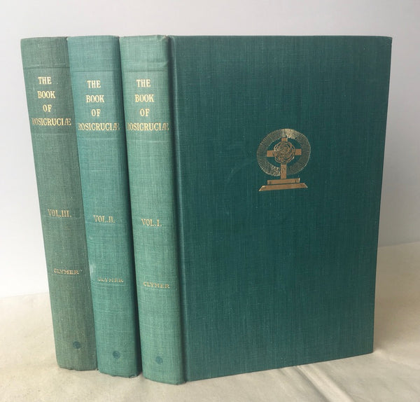 R Swinburne Clymer - The Book of Rosicruciae - 3 Volumes US 1sts 1946-49