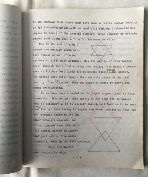 Dr. Rudolf Steiner - Teachings & Initiations of the Old Rosicrucians - 3 Lectures - 1924