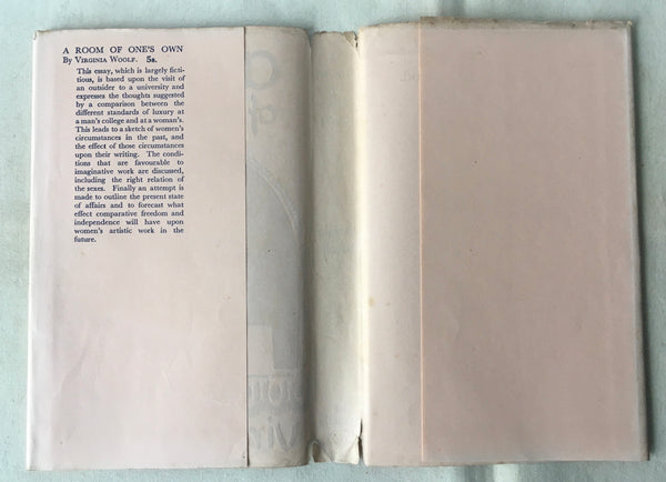 Virginia Woolf - A Room of One's Own UK 1st DJ 1929