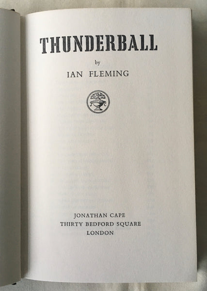Ian Fleming - Thunderball - UK 1st 1961