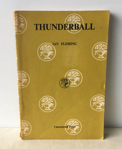 Ian Fleming - Thunderball - UK 1st 1961 - Uncorrected Proof