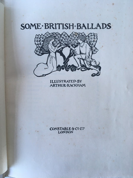 Arthur Rackham - Some British Ballads - Signed Limited Edition