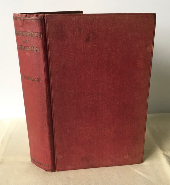 J G Millais - Wanderings and Memories - Inscribed by the Author - UK 1st 1919